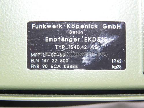 EKD515; Funkwerk Köpenick, (ID = 278430) Commercial Re