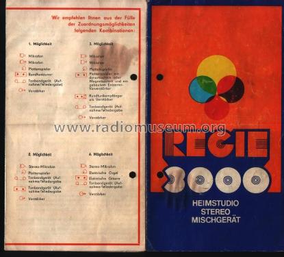 Regie 3000 Stereo HSM 02 S; Funkwerk Köpenick, (ID = 1517998) Misc