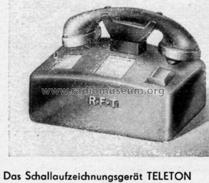 Teleton BG 4-10; Funkwerk Köpenick, (ID = 1593111) Ton-Bild