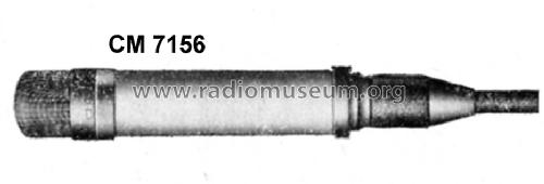 Kondensatormikrofon CM7156; Funkwerk Leipzig, (ID = 342008) Microphone/PU