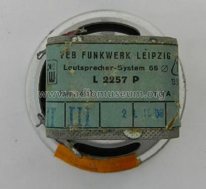 Lautsprecher-Chassis L2257P; Funkwerk Leipzig, (ID = 2742378) Speaker-P
