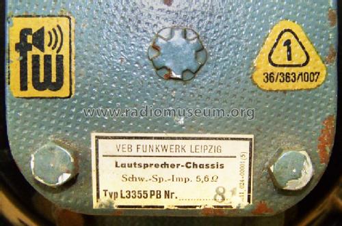 Lautsprecherchassis L3355PB; Funkwerk Leipzig, (ID = 1353796) Parleur