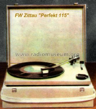 Perfekt 115; Funkwerk Zittau, VEB (ID = 155209) R-Player