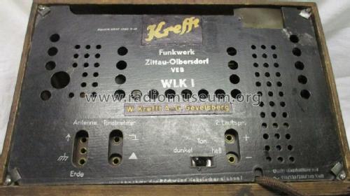 Zittau WLK I ; Funkwerk Zittau, VEB (ID = 2627405) Radio