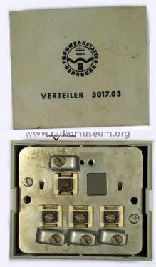 HF-Verteiler 3017.03; Funkwerkstätten (ID = 1703862) Diverses