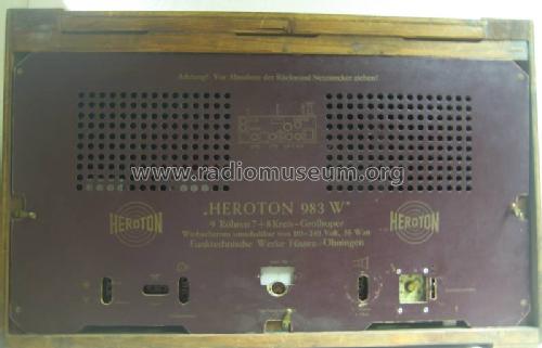 Heroton H983W; FWF, Funktechnische (ID = 815421) Radio