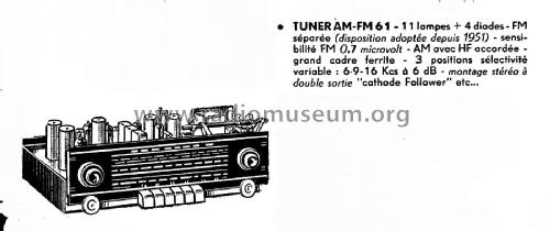 Tuner AM/FM 61; Gaillard; Paris (ID = 2737032) Radio