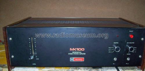 Professional Stereo Power Amplifier MK100; Galactron; Roma (ID = 2234338) Ampl/Mixer