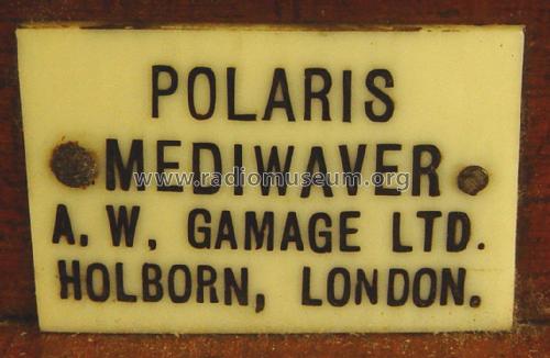 Polaris Mediwaver ; Gamage, A.W., Ltd.; (ID = 2394564) Radio