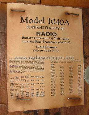 Coronado 1040-A ; Gamble-Skogmo, Inc.; (ID = 1759100) Radio