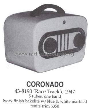 Coronado 43-8190 ; Gamble-Skogmo, Inc.; (ID = 1402795) Radio