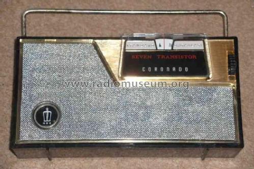 Coronado Atlas - Seven Transistor 43-9915 - 60N49-04 Jet Black; Gamble-Skogmo, Inc.; (ID = 1747001) Radio
