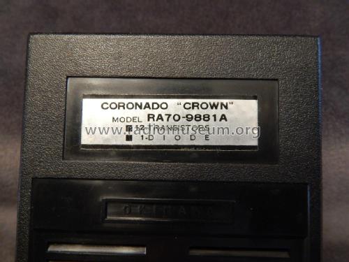 Coronado Crown Twelve Transistor RA70-9881A; Gamble-Skogmo, Inc.; (ID = 2312728) Radio