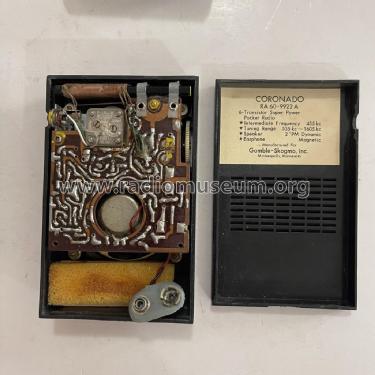 Coronado Six Transistor RA60-9922A; Gamble-Skogmo, Inc.; (ID = 2991766) Radio