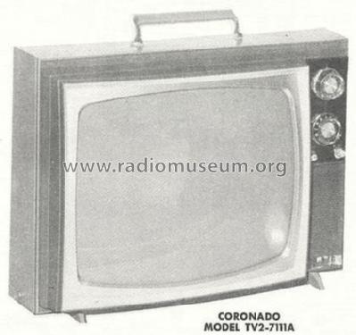 Coronado TV2-7111A; Gamble-Skogmo, Inc.; (ID = 812461) Télévision