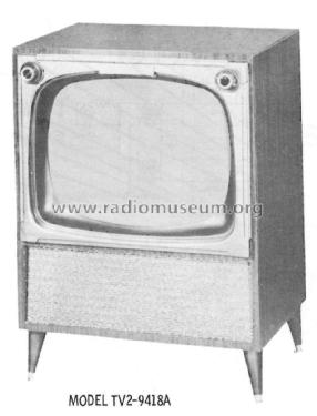 Coronado TV2-9418A; Gamble-Skogmo, Inc.; (ID = 2472883) Télévision