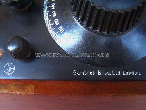 1 Valve ; Gambrell Bros.Ltd., (ID = 2694058) Radio