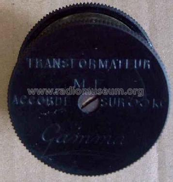 Transformateur M.F., I.F.Transformer; Gamma, Éts., Georges (ID = 1515536) mod-past25