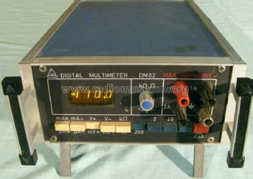 Digital Multimeter DM02; GANZ Árammérögyár; G (ID = 1586023) Ausrüstung