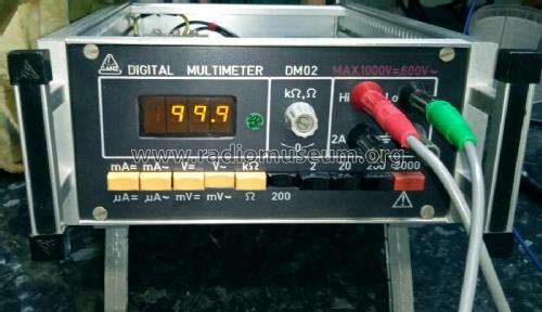 Digital Multimeter DM02; GANZ Árammérögyár; G (ID = 2906202) Equipment