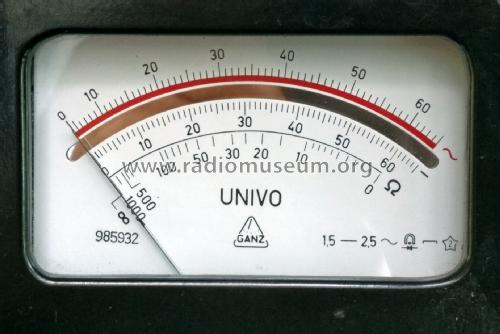 Multimeter UNIVO; GANZ Árammérögyár; G (ID = 2032405) Equipment