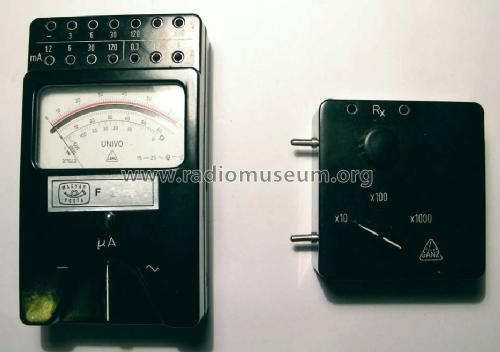 Multimeter UNIVO; GANZ Árammérögyár; G (ID = 763710) Equipment