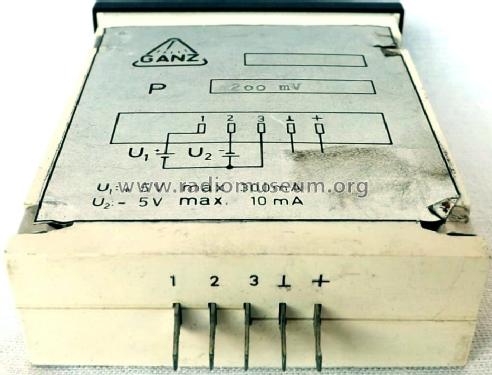 mV Meter DPM 200 mV; GANZ Árammérögyár; G (ID = 1506224) Equipment