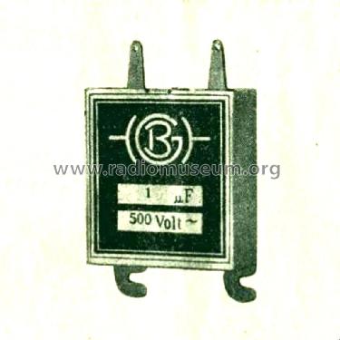 GB blokkal, Capacitor ; Gárdos Béla Trade (ID = 2689127) Radio part