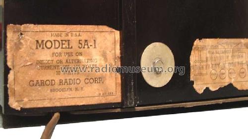 5A1 The Ensign ; Garod Radio Corp.; (ID = 310926) Radio