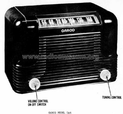 5A4 The Thriftee ; Garod Radio Corp.; (ID = 983945) Radio