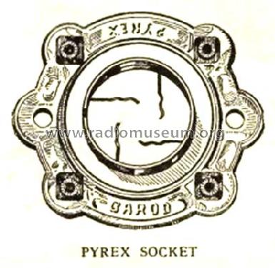 Pyrex Tube Socket ; Garod Radio Corp.; (ID = 1304760) Radio part