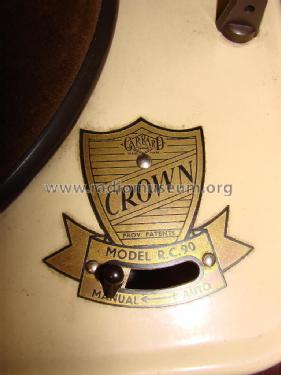 Crown R.C. 90 ; Garrard Eng. & Mfg. (ID = 1601825) Reg-Riprod