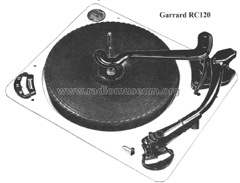 Phono Chassis RC 121/4; Garrard Eng. & Mfg. (ID = 1847609) R-Player