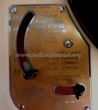 R.C. 90 ; Garrard Eng. & Mfg. (ID = 2343417) Sonido-V