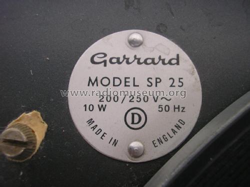 SP25; Garrard Eng. & Mfg. (ID = 1785739) Ton-Bild