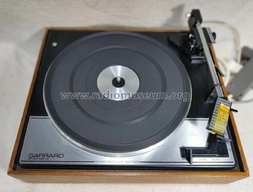 SP25 MK IV; Garrard Eng. & Mfg. (ID = 2876064) Reg-Riprod