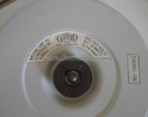 Transportable Record Player Ch= Garrard SRP10; Unknown Europe (ID = 1515136) Enrég.-R