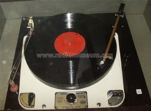 Transcription Motor 301; Garrard Eng. & Mfg. (ID = 479995) Enrég.-R