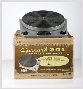 Transcription Motor 301; Garrard Eng. & Mfg. (ID = 694737) Sonido-V