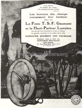 Haut-Parleur L. Lumière Grand Modèle à Pied, Type A; Gaumont, Radio-Seg; (ID = 1616084) Speaker-P