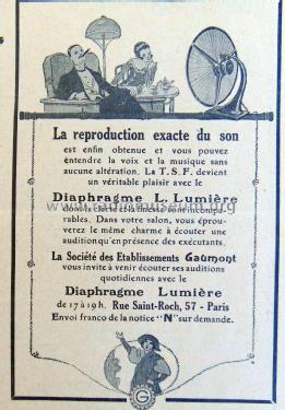 Haut-Parleur L. Lumière Grand Modèle à Pied, Type A; Gaumont, Radio-Seg; (ID = 2134151) Speaker-P