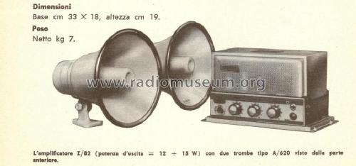Amplificatore Z-82; GBC; Milano (ID = 661947) Ampl/Mixer