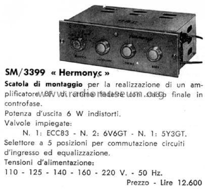 Harmonyc SM/3399; GBC; Milano (ID = 785005) Ampl/Mixer