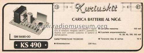 Kuriuskit Carica Batterie KS 490; GBC; Milano (ID = 2854421) Aliment.