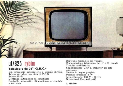 Rybim UT/825; GBC; Milano (ID = 2868855) Television