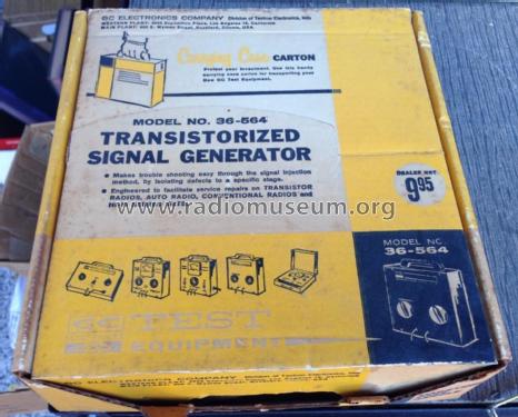Transistorized Signal Generator 36-564; GC Electronics, (ID = 1842189) Equipment