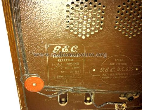 Anti-interference aerial equipment BC635; GEC, General (ID = 1385924) Radio part