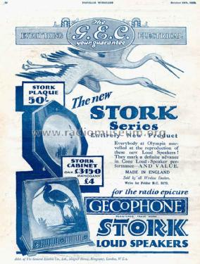 Stork BC1792; GEC, General (ID = 1728281) Lautspr.-K