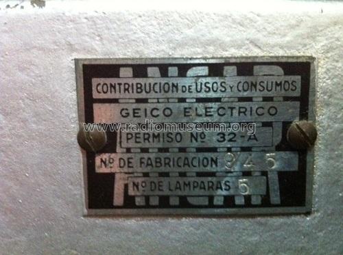 Continental Gecophone L.I.; Geico Eléctrico, (ID = 1610099) Radio