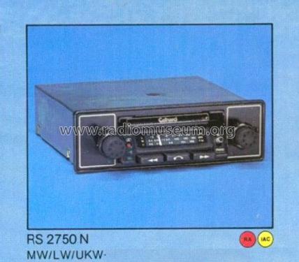RS2750N; Gelhard GmbH & Co.KG (ID = 563627) Car Radio